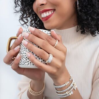 A favorite latte is one way to treat yourself. Even better Elevate your fine jewelry collection wit