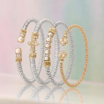 Easter brings elegance with VAHANs signature braceletseven more captivating when worn stacked toget