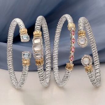Diamonds stand out as a VAHAN Jewelry signature, but did you know that we also offer a full selecti