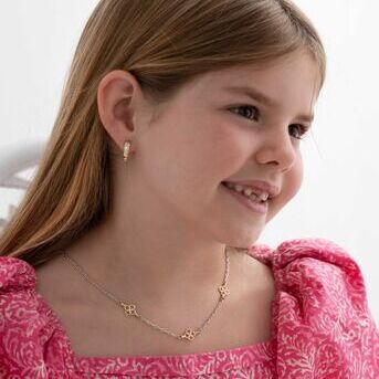 Elegance for every generation Start your little ones VAHAN collection with delicate diamond jewelry